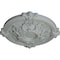 Ekena Millwork Hamilton Ceiling Medallion (Fits Canopies up to 3 3/4"), 17 3/8"OD x 1 3/4"P, Primed White CM17HA - alternate 4